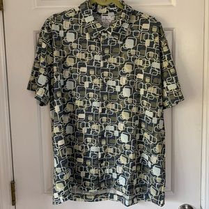 Short sleeve Calvin Klein Retro Print Shirt Large